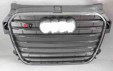 Audi A1 2010-2018 Front Grille S-Style (2010-2014, gray with chrome) photo 1