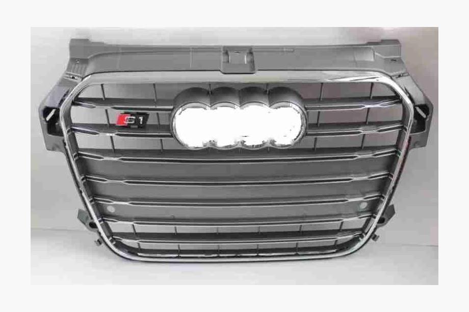 Audi A1 2010-2018 Front Grille S-Style (2010-2014, gray with chrome) Image