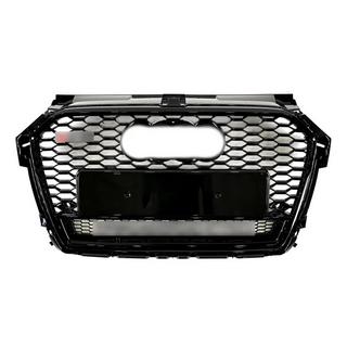 Front Grille RS-Style with Quattro Emblem (2014-2018, black) photo 2