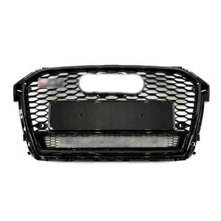 Front Grille RS-Style with Quattro Emblem (2014-2018, black) photo 1
