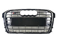 Audi A1 2010-2018 Front Grille S-Style (2014-2018, black with chrome) photo 1