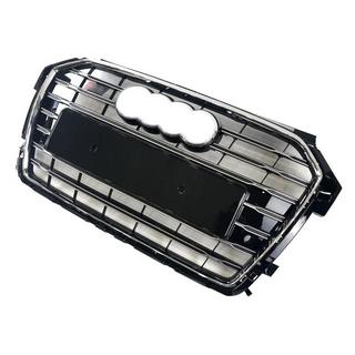 Front Grille S-Style (2014-2018, black with chrome) photo 3