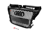 Audi A3 2003-2012 Front Grille RS-Style (2008-2012, black with chrome) photo 2