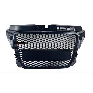 Front Grille RS-Style V-1 (2008-2012, black) Audi A3 2003-2012