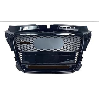 Front Grille RS-Style V-2 (2008-2012, black) Audi A3 2003-2012