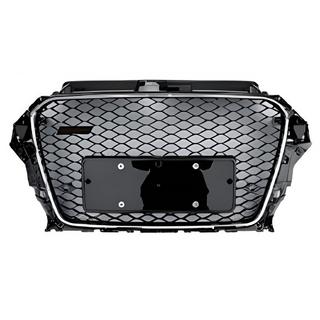 Front Grille RS-Style (2012-2016, black with chrome) Audi A3 2012-2020