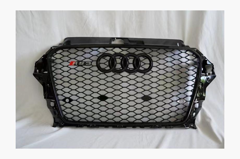 Audi A3 2012-2020 Front Grille RS-Style (2012-2016, black) Image