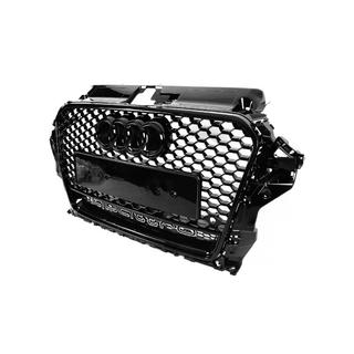 Front Grille RS-Style with Quattro Emblem (2012-2016, black) Audi A3 2012-2020 photo 2
