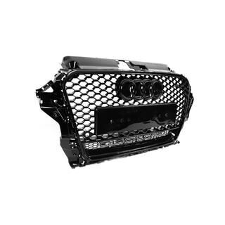 Front Grille RS-Style with Quattro Emblem (2012-2016, black) Audi A3 2012-2020 photo 3