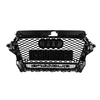 Front Grille RS-Style with Quattro Emblem (2012-2016, black) Audi A3 2012-2020 photo 4