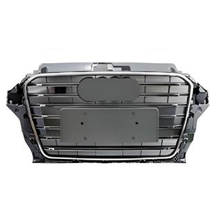 Front Grille RS-Style (2012-2016, grey with chrome) Audi A3 2012-2020