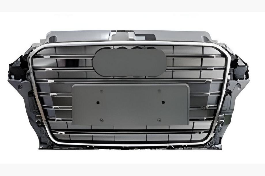 Audi A3 2012-2020 Front Grille RS-Style (2012-2016, grey with chrome) Image