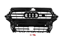 Audi A3 2012-2020 Front Grille S-Style (2012-2016, black) photo 4