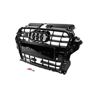 Front Grille S-Style (2012-2016, black) Audi A3 2012-2020 photo 2