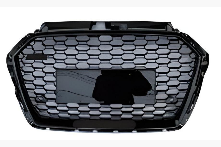 Audi A3 2012-2020 Front Grille RS-Style (2016-2020, without logo, black) Image