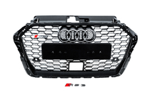 Audi A3 2012-2020 Front Grille RS-Style (2016-2020, black-grey) photo 1