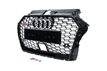 Audi A3 2012-2020 Front Grille RS-Style (2016-2020, black-grey) photo 2
