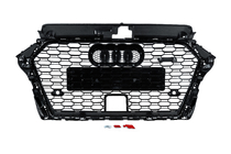 Audi A3 2012-2020 Front Grille RS-Style (2016-2020, black-grey) photo 4