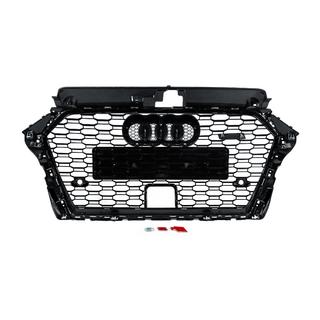 Front Grille RS-Style (2016-2020, black-grey) Audi A3 2012-2020 photo 4