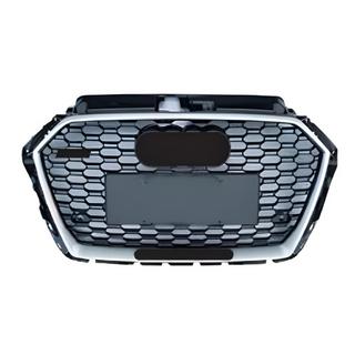 Front Grille RS-Style (2016-2020, black-grey with chrome) Audi A3 2012-2020