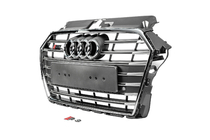 Audi A3 2012-2020 Front Grille S-Style (2016-2020, gray with chrome) photo 2