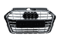 Audi A3 2012-2020 Front Grille S-Style (2016-2020, Black with Chrome) photo 1
