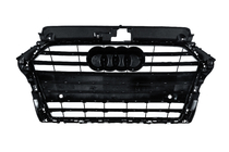 Audi A3 2012-2020 Front Grille S-Style (2016-2020, Black with Chrome) photo 4
