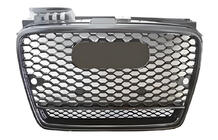 Audi A4 B7 2004-2008 Front Grille RS-Style V-2 (black with chrome) photo 1