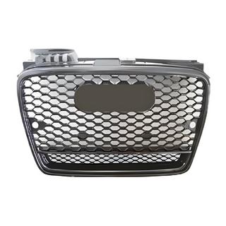 Front Grille RS-Style V-2 (black with chrome) Audi A4 B7 2004-2008