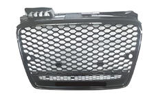 Audi A4 B7 2004-2008 Front Grille RS-Style V-1 (without logo, black with chrome) photo 1