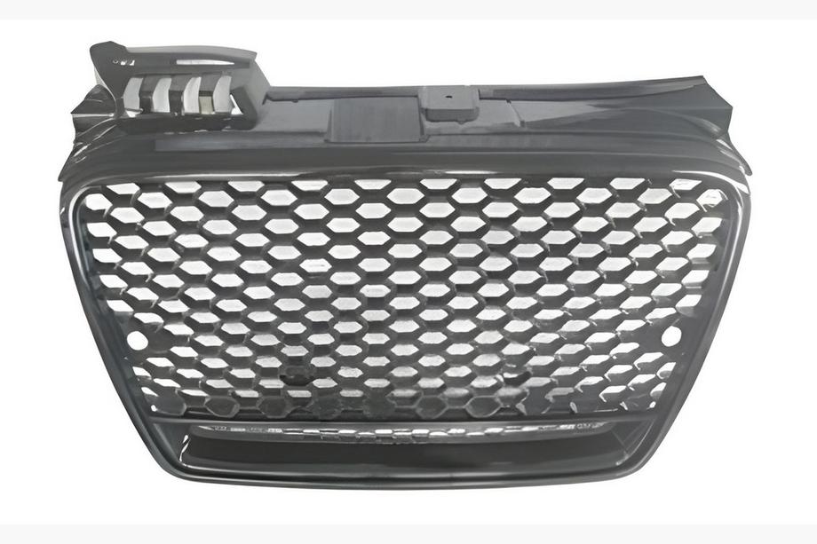 Audi A4 B7 2004-2008 Front Grille RS-Style V-2 (without logo, black with chrome) Image