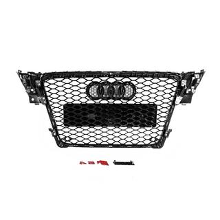 Front Grille RS-Style V-2 (2007-2011, black with chrome) photo 4