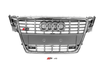 Audi A4 B8 2007-2015 Front Grille RS-Style (2007-2011, gray with chrome) photo 1