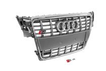 Audi A4 B8 2007-2015 Front Grille RS-Style (2007-2011, gray with chrome) photo 3
