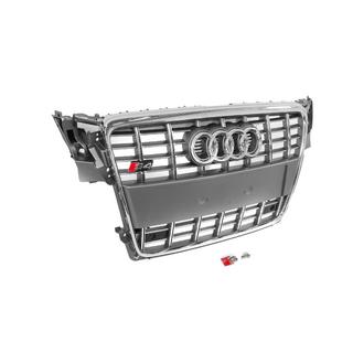 Front Grille RS-Style (2007-2011, gray with chrome) photo 3
