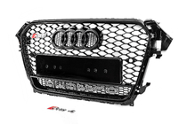 Audi A4 B8 2007-2015 Front grille RS-style black with Quattro lettering (2012-2015) photo 3