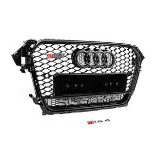 Front grille RS-style black with Quattro lettering (2012-2015) photo 2