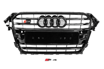 Audi A4 B8 2007-2015 Front Black Grille S-Style (2012-2015) photo 1