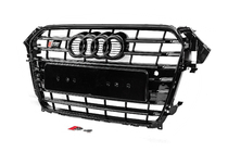 Audi A4 B8 2007-2015 Front Black Grille S-Style (2012-2015) photo 3