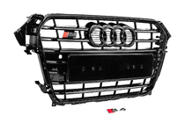 Audi A4 B8 2007-2015 Front Black Grille S-Style (2012-2015) photo 2