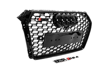 Audi A4 B9 2015-2024 Front RS-style grille with Quattro lettering (2015-2019, black) photo 3