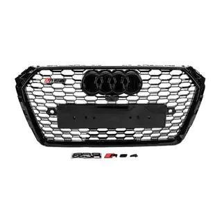 Front RS-style grille with Quattro lettering (2015-2019, black)