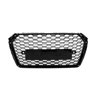 Front grille RS-style Quattro (no logo, 2015-2019, black) photo 1