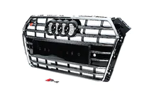 Audi A4 B9 2015-2024 Front grille S-style (2015-2019, chrome+black) photo 2