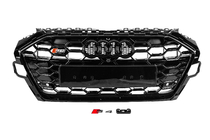 Audi A4 B9 2015-2024 Front grille S-style (2019-2024, black) photo 1