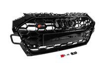 Audi A4 B9 2015-2024 Front grille S-style (2019-2024, black) photo 3