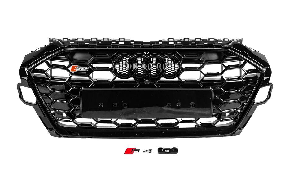 Audi A4 B9 2015-2024 Front grille S-style (2019-2024, black) Image