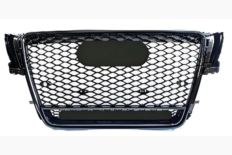 Audi A5 2007-2015 Front Grille RS-Style with Quattro Emblem (2007-2011, black) Image
