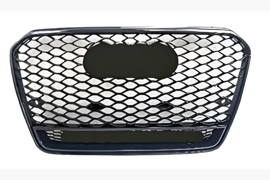 Audi A5 2007-2015 Front Grille RS-Style with Quattro Emblem (2011-2015, black) Image