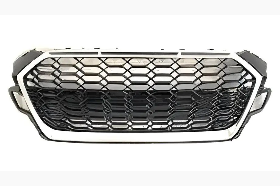 Audi A5 2016-2025 Front Grille RS-Style (without logo, 2020-2025, black with chrome) Image